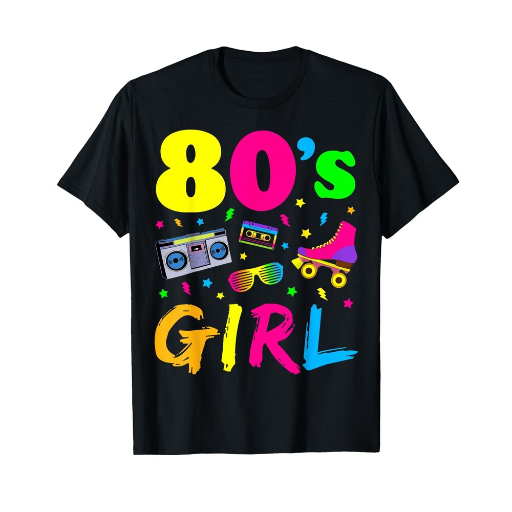80's Girl T-Shirt, Kids Medium
